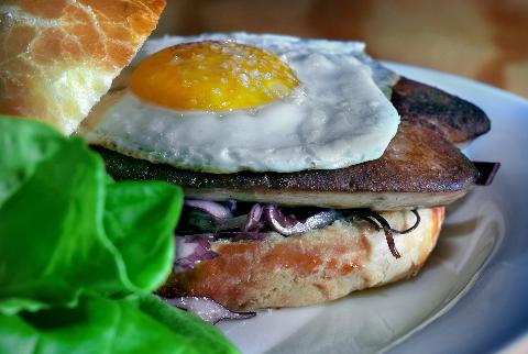 Bachelor Farmer, Fried Chicken Egg Pheasant sandwich