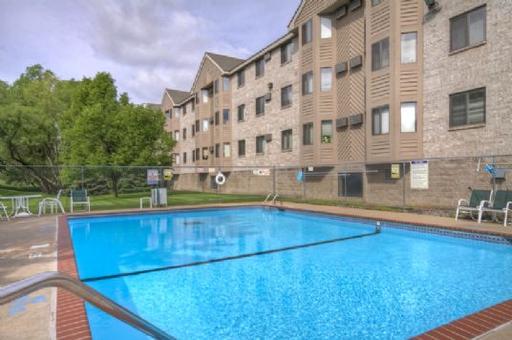 Heated outdoor swimming pool at Thies & Talle